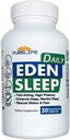 Eden Daily Sleep [New GABA Free Formula] – Πτώση στον ύπνο Πιο γρήγορα, Χαλαρώστε το σώμα σας, Προωθήστε τον βαθύ και ξεκούραστο ύπνο (30 κάψουλες Vegan)