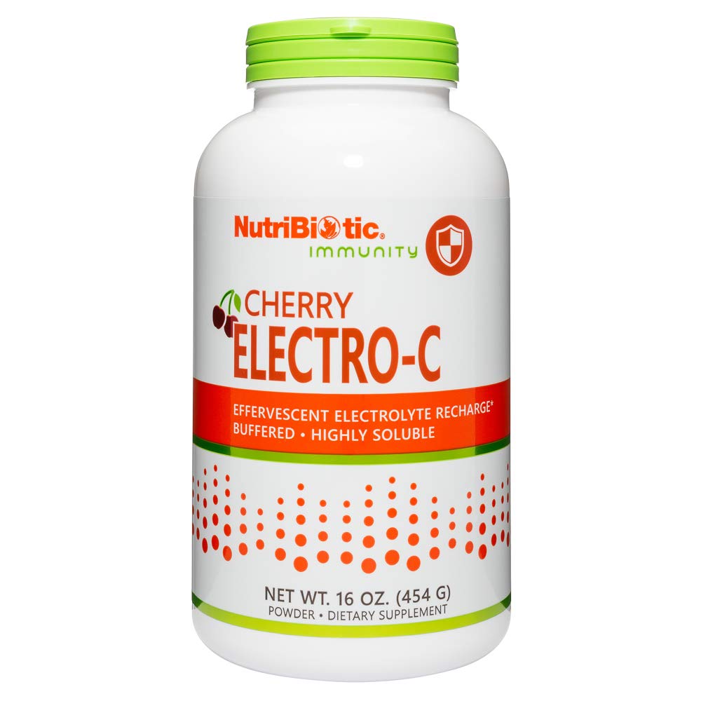 NutriBiotic - Cherry Electro-C Βιταμίνη C & Ηλεκτρολύτης σκόνη, 16 Oz 