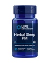 Life Extension Herbal Sleep PM, Lemon Balm, honokiol (Φλοιός μανόλιας), Χαμομήλι, Προάγει τον Υγιή Ύπνο, Ορμονόνη-ελεύθερο, μελατονίνη-ελεύθερο, Χωρίς Γλουτένη, Μη ΓΤΟ, Χορτοφαγικά, 30 Κάψουλες