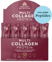 Ancient Nutrition Collagen Peptides Powder, Multi Collagen Protein, Women & Men, Vitamin C, Probiotics, Hydrolyzed Collagen, Supports Skin, Joints, Gut Health, Unflavored, 40 Stick Packs