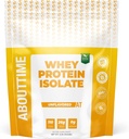 About Time Unflavored Whey Protein Isolate Powder 26g, Natural Ingredients, Non-GMO, Gluten-Free, Lactose-Free, No Artificial Sweeteners, Low Carb, 32 Servings