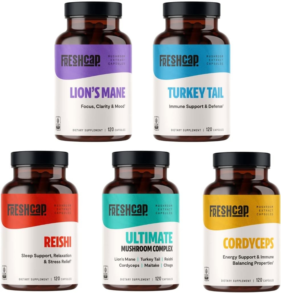 FreshCap, Ultimate Mushrooms Starter Kit (Κάψουλες)