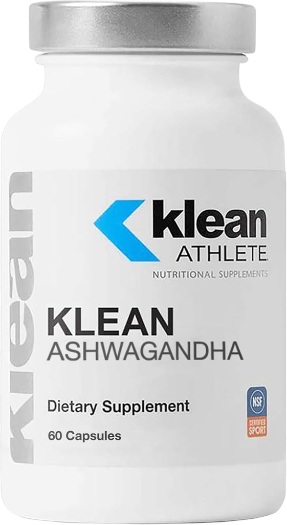 Klean Athlete Klean Ashwagandha - για περιστασιακό στρες - Υποστηρίζει Προσαρμογές στην Κατάρτιση* - Adaptogen Blend - Vegan & Non GMO - 60 Κάψουλες