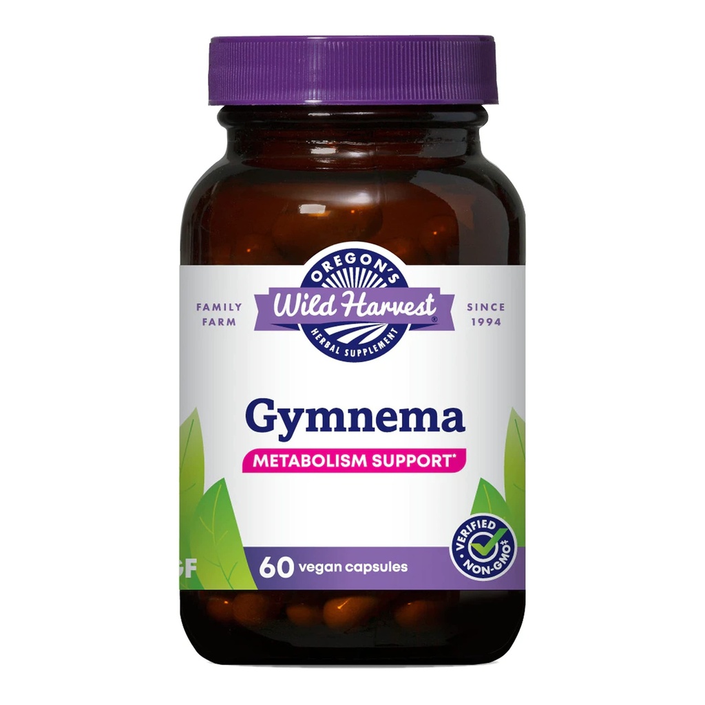 Άγρια Gymnema Gymnema του Όρεγκον Βεγκανικές κάψουλες, 60 κόμης