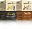 NaturaNectar Natural Bee Propolis Bundle – Bee Propolis Ultimate and Brown Bee Propolis - για την υποστήριξη ανοσοποιητικών, καρδιοαγγειακών και αναπνευστικών συστημάτων - 60 κάψουλες ανά φιάλη