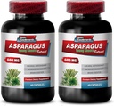Diuretic Pills - Asparagus 600 MG - Young Shoots Extract - Premium Dietary Supplement - antioxidant Supplement for Skin - Asparagus Extract, antioxidant Supplement, Asparagus Pills - 2B 120 Capsules