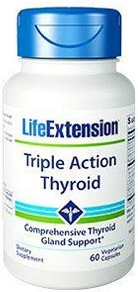 Τριπλή δράση Thyroid 60 κάψουλες χορτοφάγων-πακέτο-2