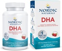 Nordic Naturals DHA, Strawberry - 90 Soft Gels - 830 mg Omega-3 - High-Intensity DHA Formula for Brain & Nervous System Support - Non-GMO - 45 Servings