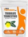 BulkSupplements.com Tribulus Terrestris Extract Powder - Συμπληρώματα Tribulus Terrestris, συμπλήρωμα βοτάνων - Χωρίς γλουτένη, 1,5g ανά Σερβίρισμα, 100g (3.5 oz) (πακέτο του 1)