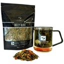 Καθαρό και εύκολο τσάι, Belly Bliss, Φυσικό Detox & Bloating Ανακουφιστικό τσάι, 100% Φυσικό χαλαρά φύλλα αδυσώπητο μείγμα με Yerba Mate, Dandelion Leaf, καφεΐνη, 30-Day Supply, 100g