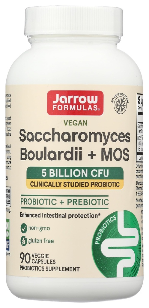 Jarrow Formulas, Saccharomyces Boulardii MOS, 90 κόμης