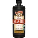 Barlean's Organic Flaxseed Oil Liquid from Fresh Cold Pressed Flax Seeds, 7,640mg ALA Omega 3 Fatty Acid Supplement for Healthy Hair, Skin and Healthy Digestion, Vegan and Gluten Free, 32 oz