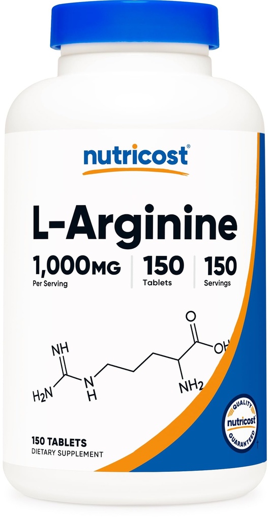 Nutricost L- Αργινίνη 1000mg, δισκία Amino Acid (150 δισκία)