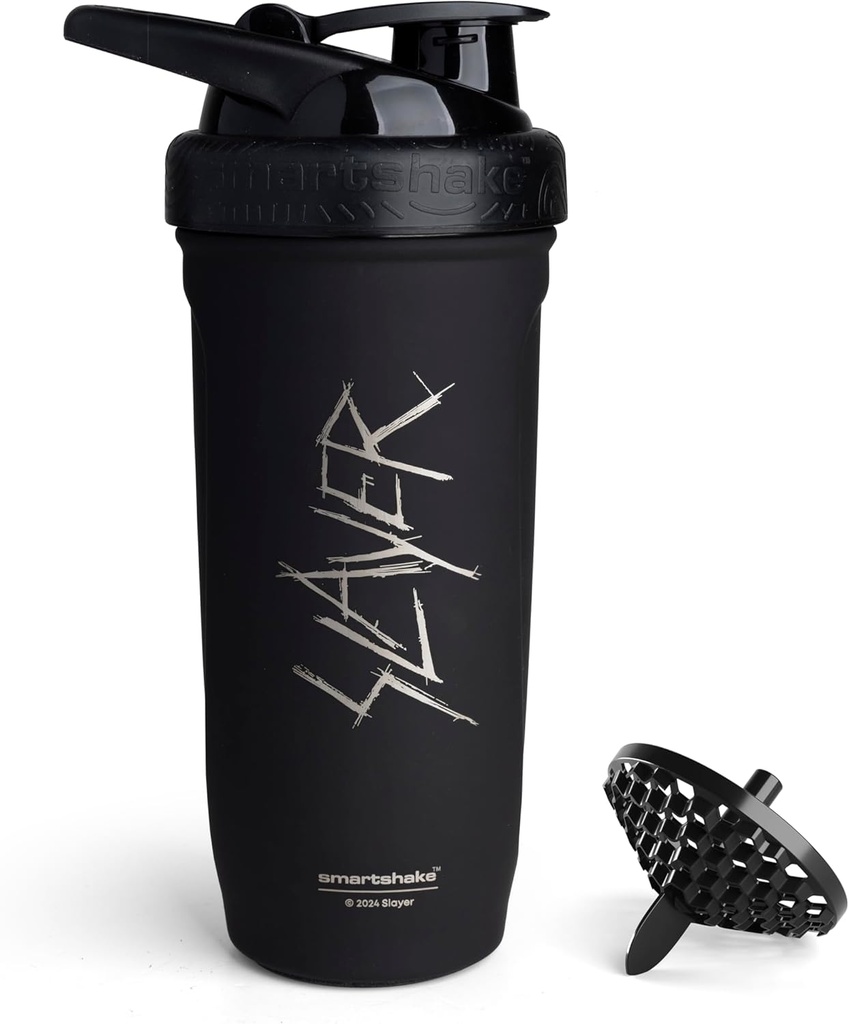 Smartshake Rockband Reforce Stainless Steel Protein Shaker Bottle - Μπουκάλι μη μονωμένο Γυμναστήριο 