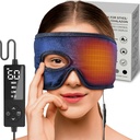 STICRO Ηλεκτρικό Πακέτο Θέρμανσης Συμπίεσης Ματιών για Θεραπεία Ματιών Στυός με Τρύπα Ματιών, Υγρή Θερμότητα για Βλεφαρίτιδα Στυός Χαλαζίων Ανακούφιση για Ερεθισμό Αριστερά/Δεξιά