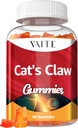 Cats Claw Herbal Συμπληρώματα 1000mg Gummies - Uncaria Tomentosa Extract, Vegan Ανοσολογική Υποστήριξη, Κοινή Υγεία, Φλεγμονώδη Ισορροπία, Συνολική Ευεξία, Χωρίς ζάχαρη, Χωρίς γλουτένη, 60 Μασώμενα