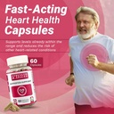 Δύναμη & Μπαχαρικά Hyperten support 100% Φυσικό συμπλήρωμα για το ανοσοποιητικό σύστημα & την υγεία της καρδιάς - 15 συστατικά w Hawthorn μούρο, σπόρους σταφυλιών & μούρα - 60 Vegan UK Made 1000mg κάψουλες