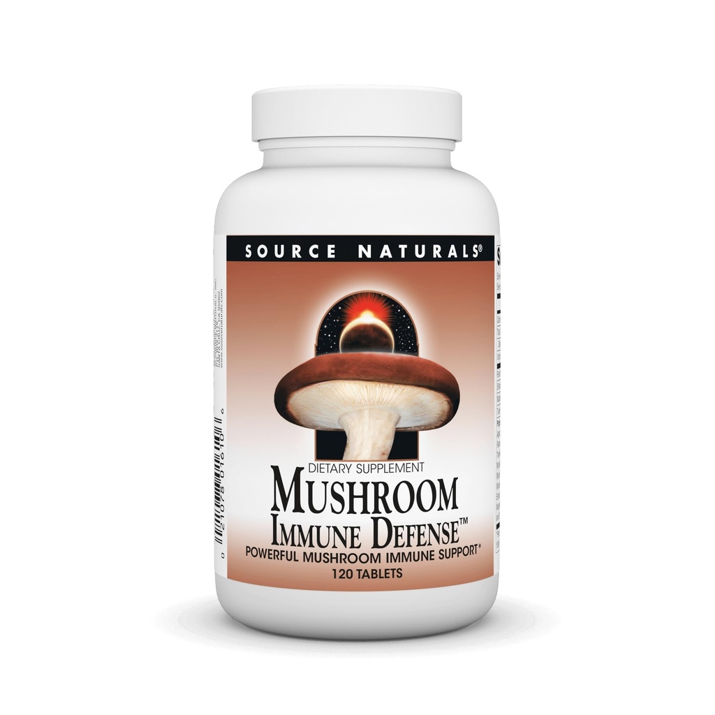 Πηγή Naturals Mushroom Ανοσολογική Άμυνα, 120 δισκία