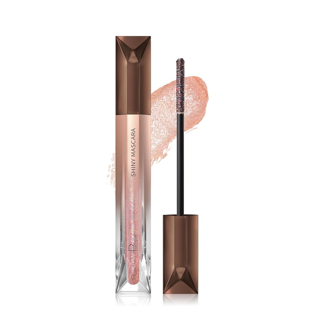 Glitter Mascara for Eyelashes, Diamond Shinny Colored Mascara, Long Lasting Sparkling Eye Makeup for Festival, Party