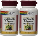 Saw Palmetto και Pygeum One Καθημερινή 30 Softgel (πακέτο του 2) Solaray