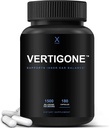 HUMANX VertiGone - Vertigo Relief - Time-Tested Συστατικά - Αρχαίο φυσικό εσωτερικό αυτί συμπλήρωμα ισορροπίας - Ανακουφίζει Ζάλη, ναυτία, περιστροφή & Swaying Sensations - Μη GMO - Dizzy Aid Χάπια