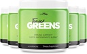 Tonic Greens Vitamin Boost Supplement Επίσημη Formula - Natural Green Blend Energy Supplement Extra Strength with BCAA, L-Glutamine, Vitamin B6, Revolution Revolution Energy Fix Reviews (5 Pack)