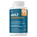 Dr. Tobias Adult Multivitamin for Women & Men, Ανοσοποιητική Υποστήριξη Βιταμινών από 42 Φρούτα, Λαχανικά, Plus Προβιοτικά, Vegan Multivitamins for Men & Women, Non-GMO, 90 Tablets, 30 Servings