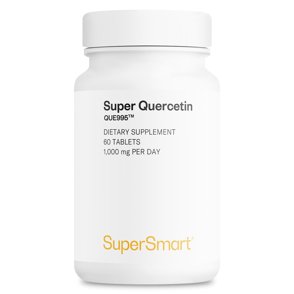 Supersmart - Super Quercetin 1000mg ανά ημέρα (Patented QU995) - Συμπλήρωμα Quercetin υψηλής καθαρότητας - Φυσικά Bioflavonoids 