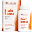Brain Boost Brain - Μείωση της εγκεφαλικής κόπωσης που σχετίζεται με το άγχος, Ενίσχυση της εστίασης και της μνήμης, Bacopa, L-καρνιτίνη, Quercetin – 90 Ct