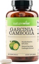 Naturewise Garcinia Cambogia - 60% HCA εκχύλισμα συγκέντρωσης, φυσική υποστήριξη για τους στόχους βάρους και τα επίπεδα ενέργειας - Vegan, μη ΓΤΟ, χωρίς γλουτένη - 180 κάψουλες[2-6 Μήνας προμήθεια]