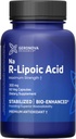 Geronova Research Bio-Enhanced R-Lipoic Acid, 300 mg Κάψουλες - 2 Μήνες Προσφορά - Σταθεροποιημένο R Alpha Lipoic Acid με Ενισχυμένη Απορρόφηση - R Lipoic Acid Supplement - 60 Count