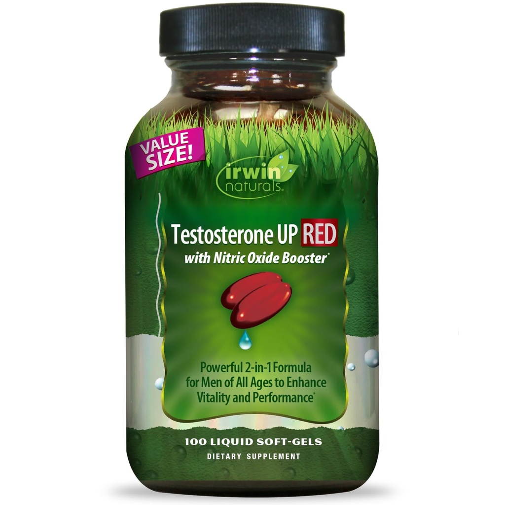 Irwin Naturals τεστοστερόνη μέχρι κόκκινο 100 Sgels