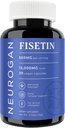 Neurogan Fisetin Supplement 500MG - 30 Count 98% Pure 