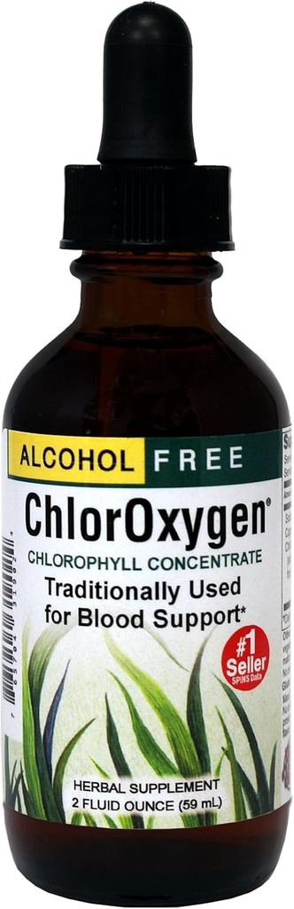 Βότανα Etc. ChlorOxygen Chlorophyl Πυκνό - Υψηλής Συγκέντρωσης Ενεργειακή Υποστήριξη - Βοηθήματα Υγιεινή κυκλοφορία του αίματος - Φυσική υποστήριξη ζωτικότητας - Χωρίς αλκοόλ - Μέντα, 2 fl oz (Περίπου 132 Υπηρεσίες)