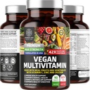N1N Premium Plant Based Multivitamin [42 Powerful Ingredients] Men & Women Daily Multivitamins with Raw Veggies and Fruits, Probiotics, Alfalfa, Echinacea, Spirulina and Digestive Enzymes, 90 Tablets