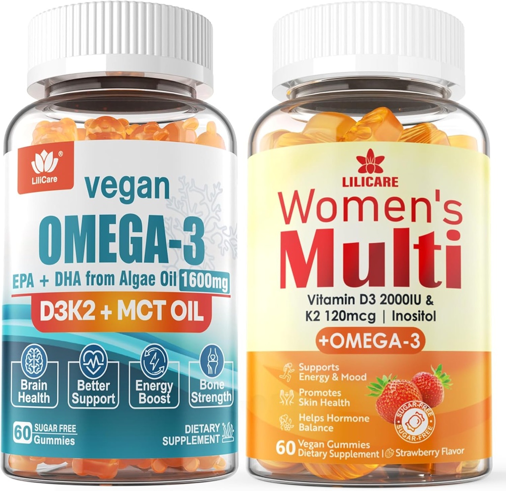 Γυναίκες Πολυβιταμίνη Gummies Vegan Omega3 Gummies 1280mg