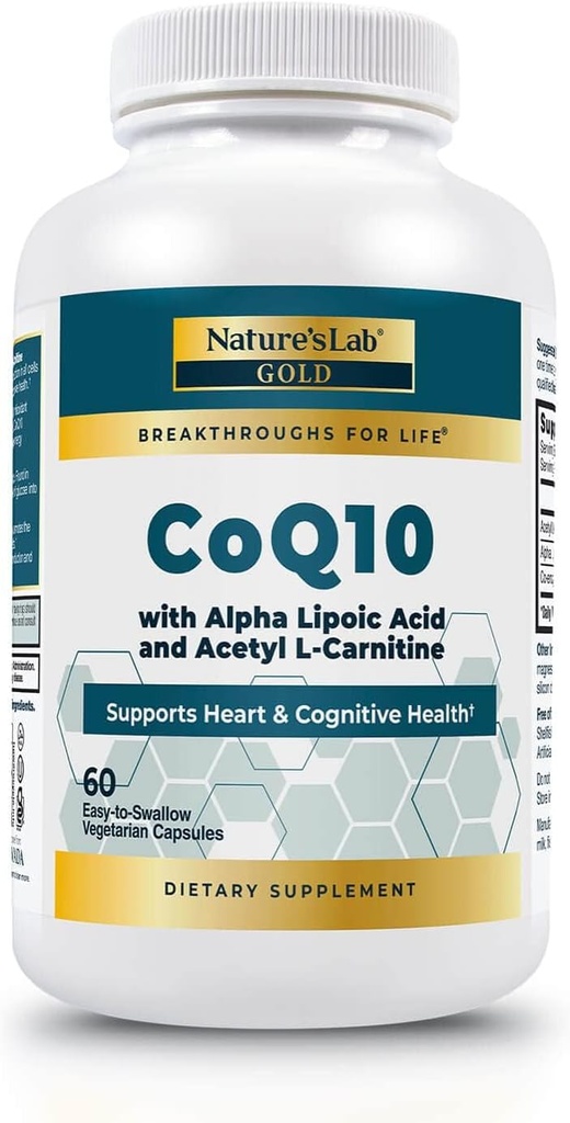 Εργαστήριο της φύσης Gold CoQ10 + Άλφα Λιποϊκό οξύ + Acetyl L-καρνιτίνη HCl