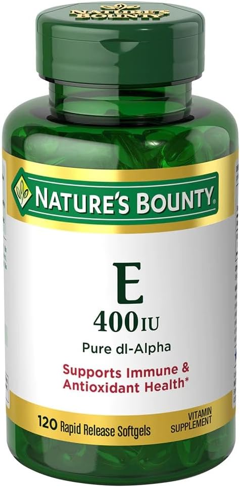 Bounty E-400 IU καθαρό DI-Alpha Softgels, 120 κόμης