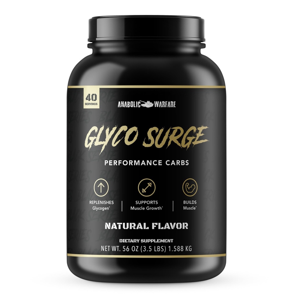 Anabolic Warfare Glyco Surge Glycogen συμπλήρωμα απόδοσης υδατάνθρακες για να βοηθήσει Lean μυϊκή ανάπτυξη, μετά την αποκατάσταση προπόνησης και αντοχής* (Φυσικά – 40 εξυπηρετούν)