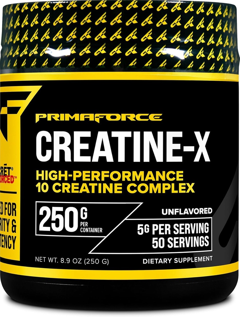 Primaforce Creatine-X 250 Grams - Υψηλής απόδοσης 10 Creatine Complex - Χωρίς γεύση