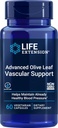 Life Extension Advanced Olive Leaf Vascular Support, Olive Extract, Celery Extract, oleuropein, Blood Pressure Health Support, Cardiovascular Health, Vegetarian, Gluten-Free, Non-GMO, 60 Capsules