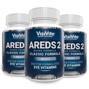 AREDS 2 Select Eye Vitamins for Macular Support - Βιταμίνες για μάτια με Zeaxanthin Plus Lutein Macular Supplement - Premium Macular Health Formula - Συμπληρώματα ματιών - 60 Κάψουλες - (Pack of 3)