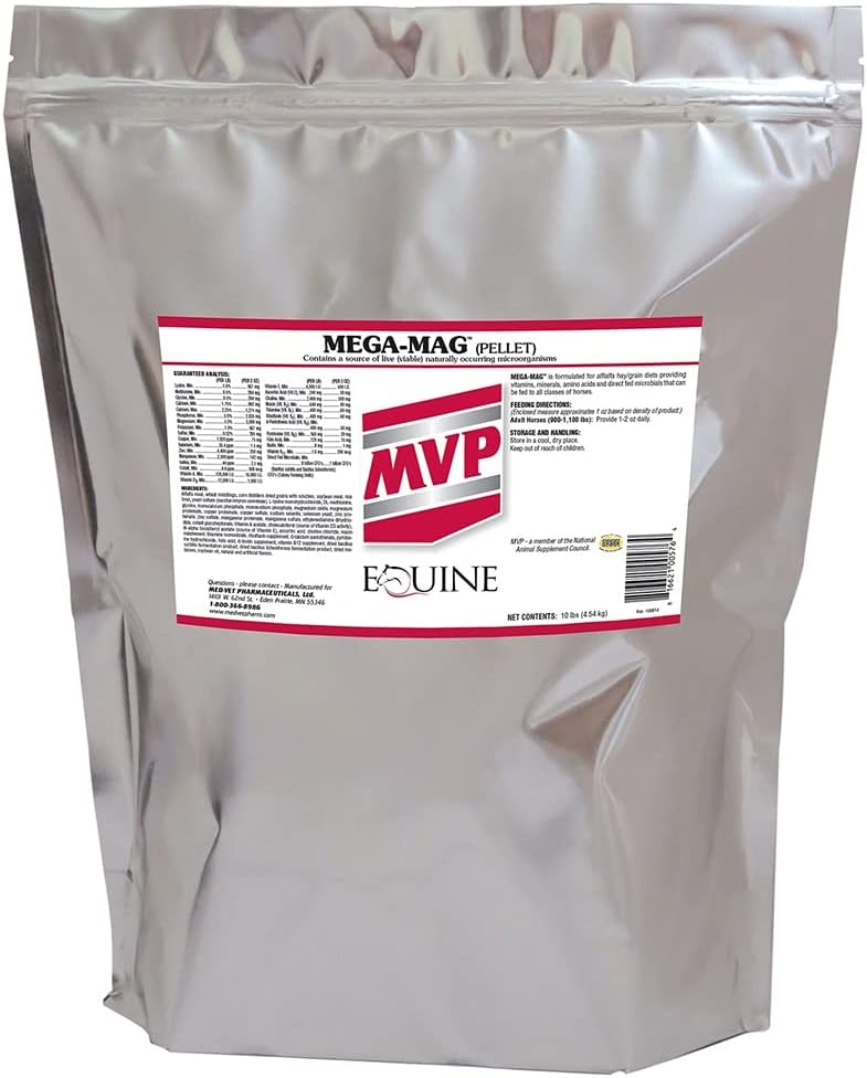 Mega-Mag (10lb) Balanced Multi Vitamin/Mineral Supplement for Alfalfa Hay Diets