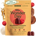 Οι άνθρωποι των φυτών WonderDay Mushroom Gummies - Lion's Mane, Cordyceps, Chaga Mushroom συμπλήρωμα για την υποστήριξη του ανοσοποιητικού συστήματος De-Stress Boost Mood & Energy σε ενήλικες Φυσικό, Vegan, μη-GMO (60 Count)
