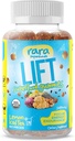 Lift Focus USDA Organic Certified Gummies – Φυσικό συμπλήρωμα υποστήριξης εγκεφάλου, Vegan & Gluten-free, εγχύεται με Yerba Mate, Mane Lion, Wild Purple Maca & Chaga (60 Gummies, Lift)