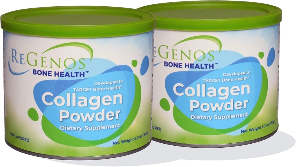 Συμπληρώματα σκόνης κολλαγόνου, Bioactive Hydrolyzed Collagen Peptides, FORTIBONE®, Unflaved, Type 1 and 3, Gluten Free, Kosher, 60 Day Supply (2 Pack)