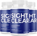 (3 Pack) Sight Clear Eye Supplement - Επίσημη Formula - Sight Clear 20/20 Vision Vitamins - Sight Clear Vision Support Supplement Advanced Strength, Sight Clear Eye Pills Wellness (180 Κάψουλες)