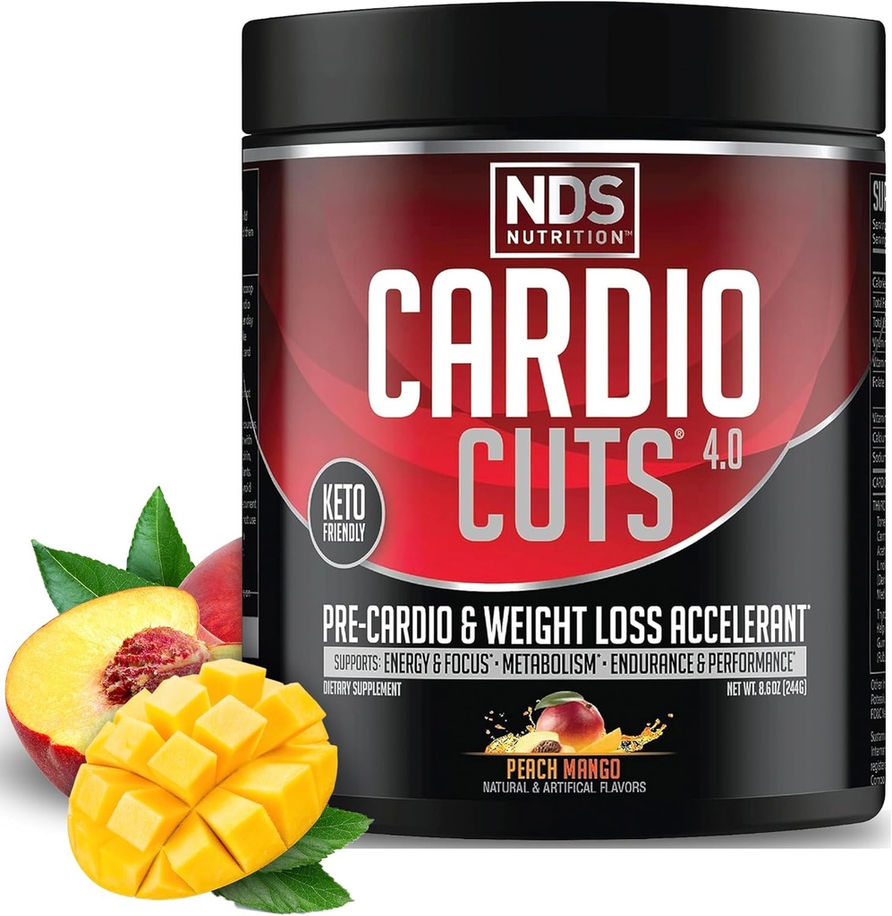 NDS Διατροφή Cardio περικοπές 4.0 - Ροδάκινο Mango, 20 μερίδες (πακέτο του 1)