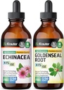 BIO KRAUTER Echinacea Βάμμα 4 Fl. Oz. & Goldenseal Βάμμα 4 Fl. Oz.