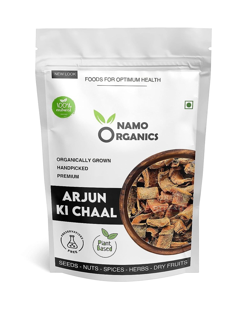 Nutranix TNA - Organic Arjun ki Chaal - 400 Gm Αποξηραμένο δέντρο Arjuna Bark - Ακατέργαστο 